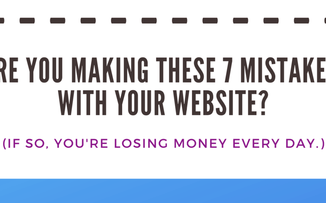 7 Website Mistakes Cover